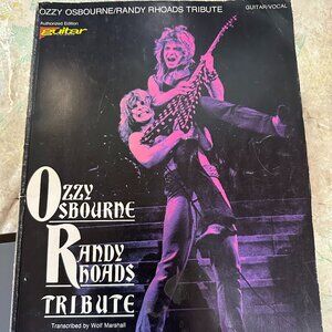 Ozzy Osbourne Randy Rhoads Tribute Guitar Vocal Sheet Music